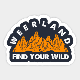 Find Your Wild Navy 2304 Sticker